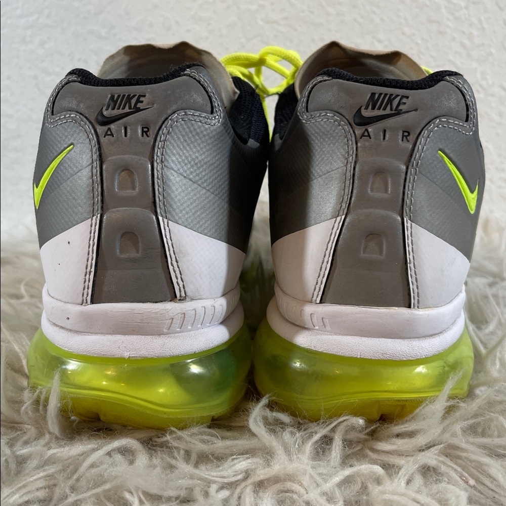 Nike Air Max ‘95 Men’s Size 11.5 White/Black/Volt/Silver 511307-010 Sneakers - Picture 5 of 11
